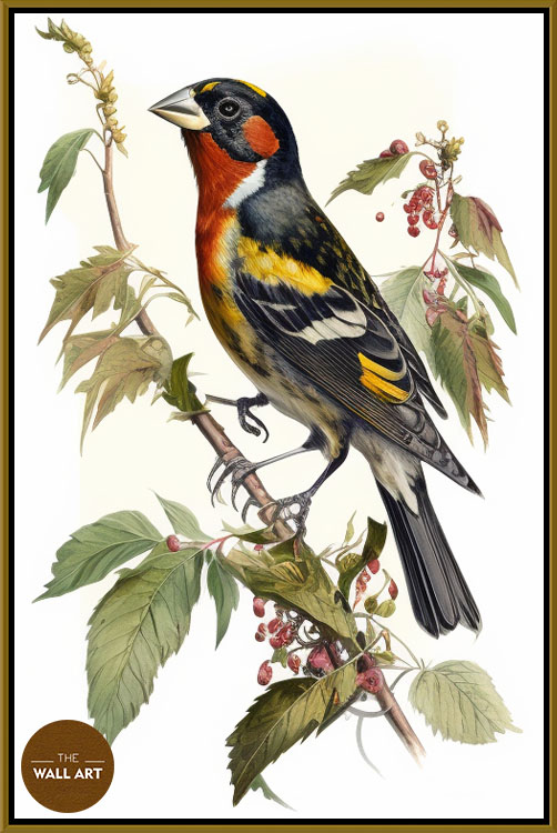 images/products/grosbeak_bird_iii/Grosbeak_bird III_GOLD.jpg